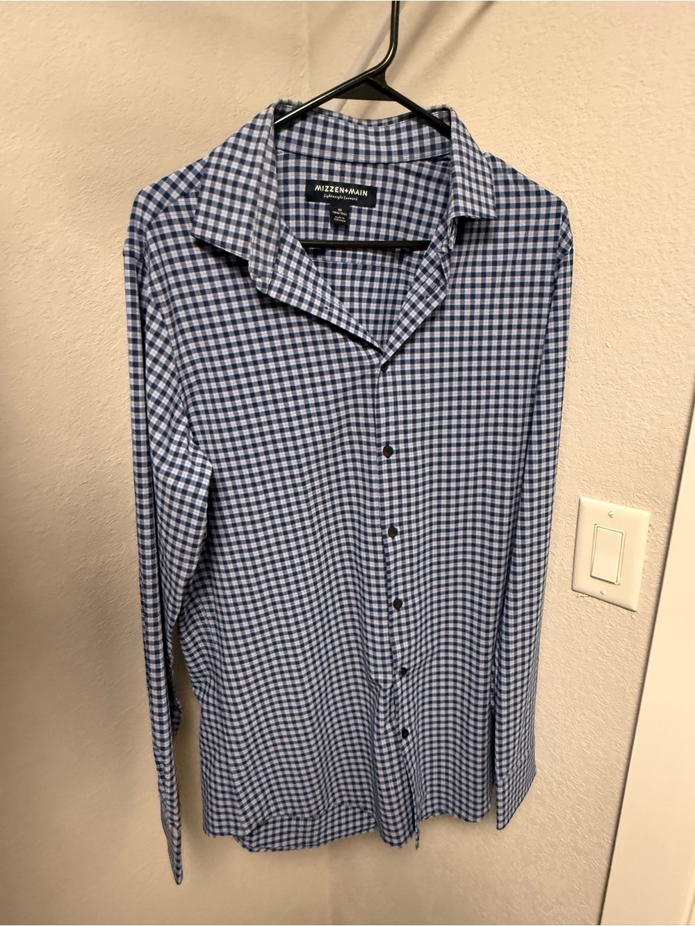 Mizzen+Main Lightweight Leeward Dress Shirt- Medium Trim Tall